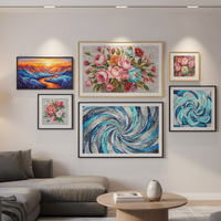 Diamond Painting als Wanddekoration inszenieren
