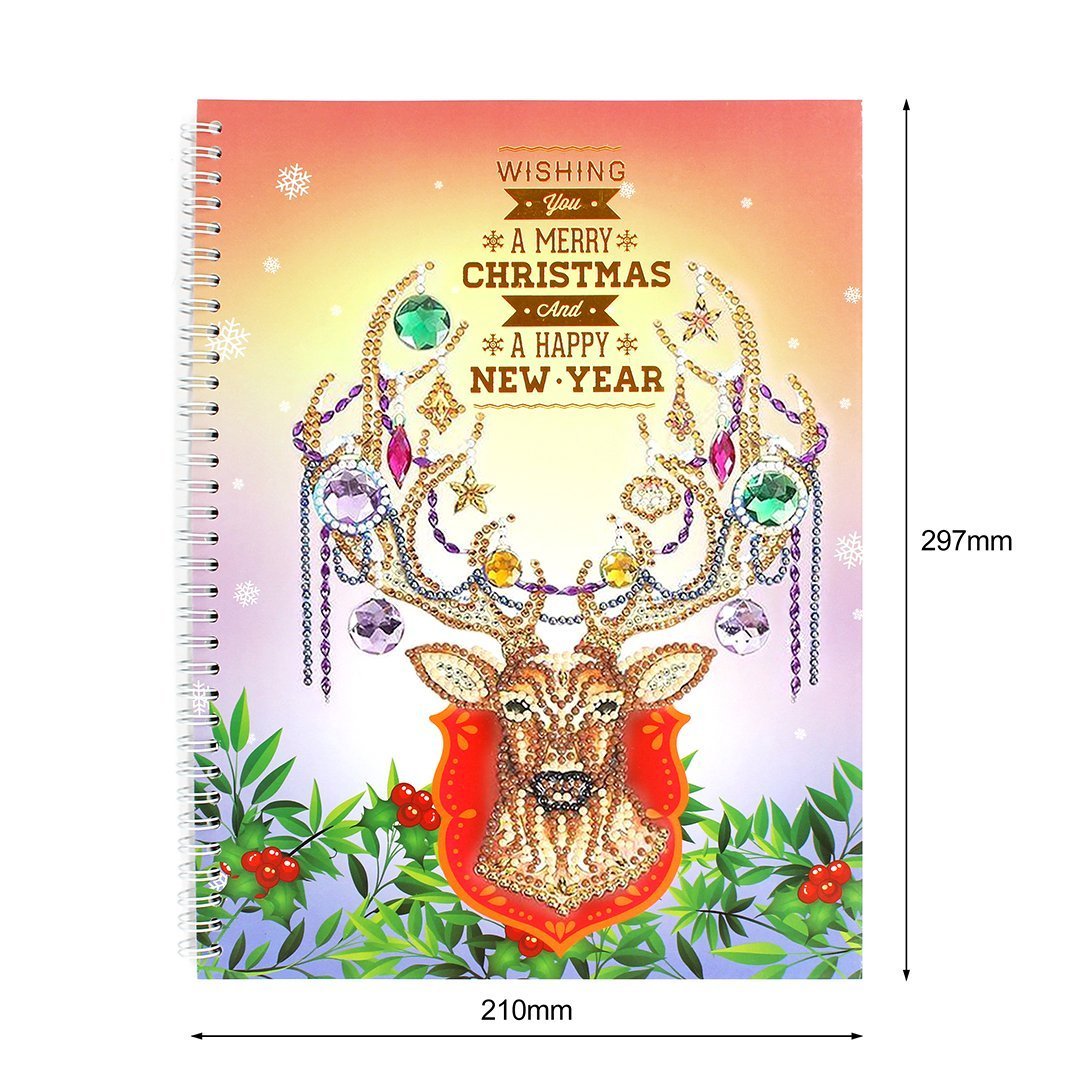 Notizbuch Weihnachten | Hirsch
