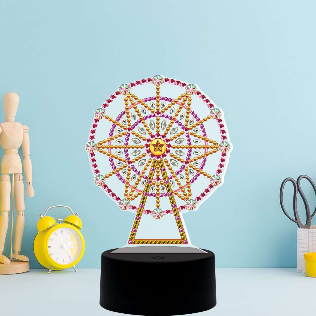 Diamond Painting Lampje Reuzenrad