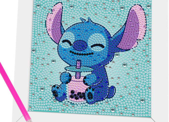 Lustige Cartoonfiguren im Diamond Painting-Stil