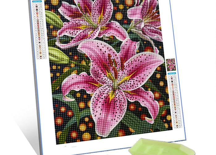 Blumenstrauß aus Diamantmalerei - Diamond Painting Tipps