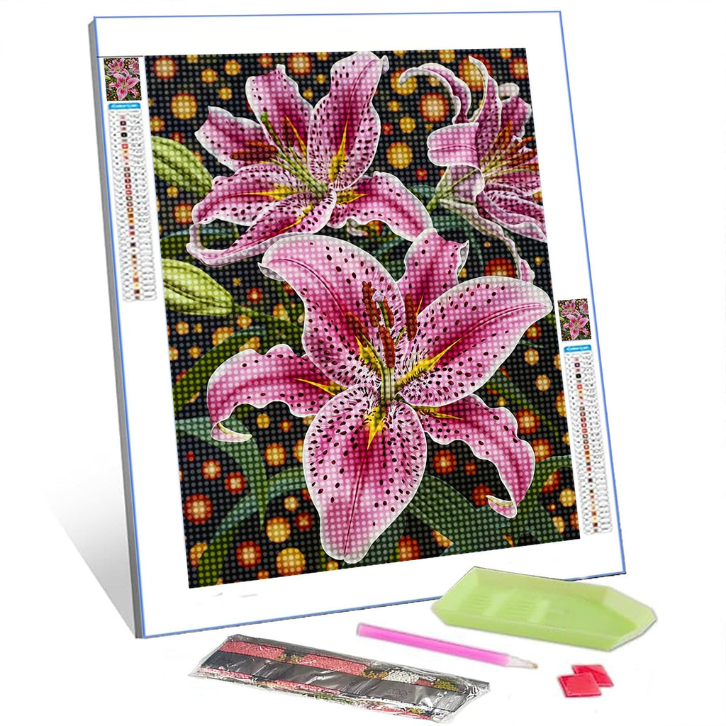 Blumenstrauß aus Diamantmalerei