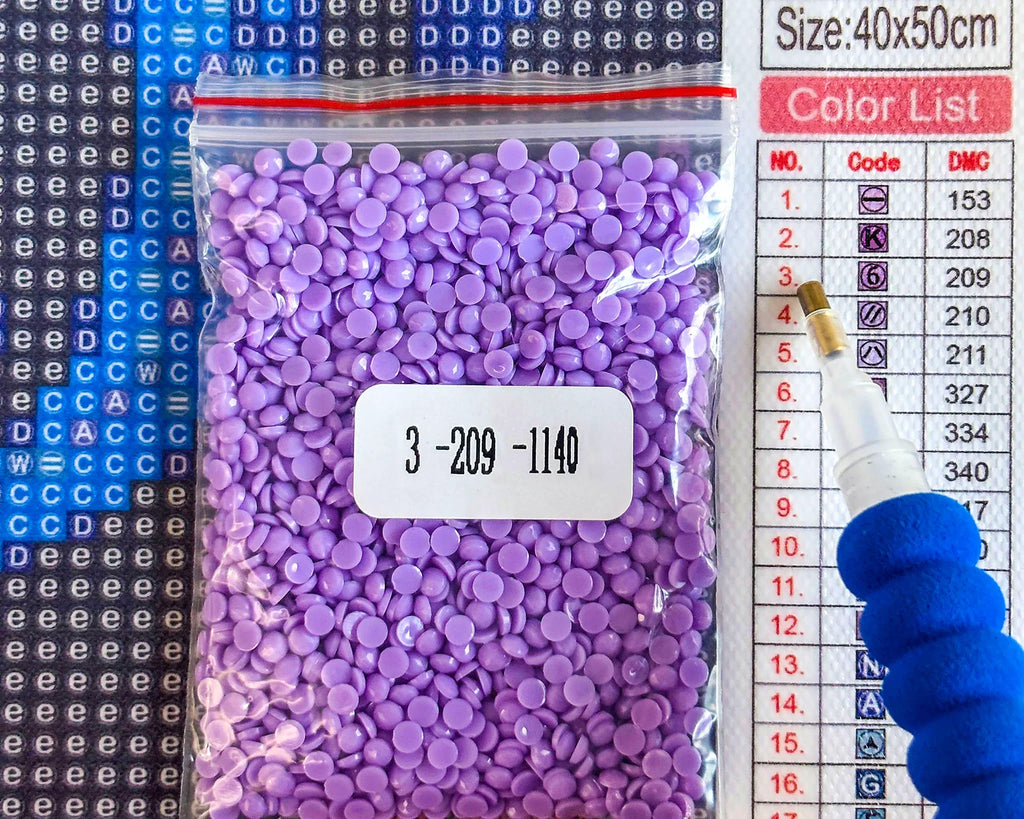 Farbcodierung verstehen bei Diamond Painting