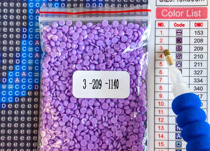 Farbcodierung verstehen bei Diamond Painting