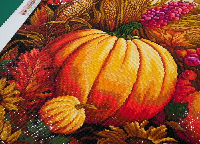 Herbstlandschaft mit fallenden Blättern - Diamond Painting Tipps