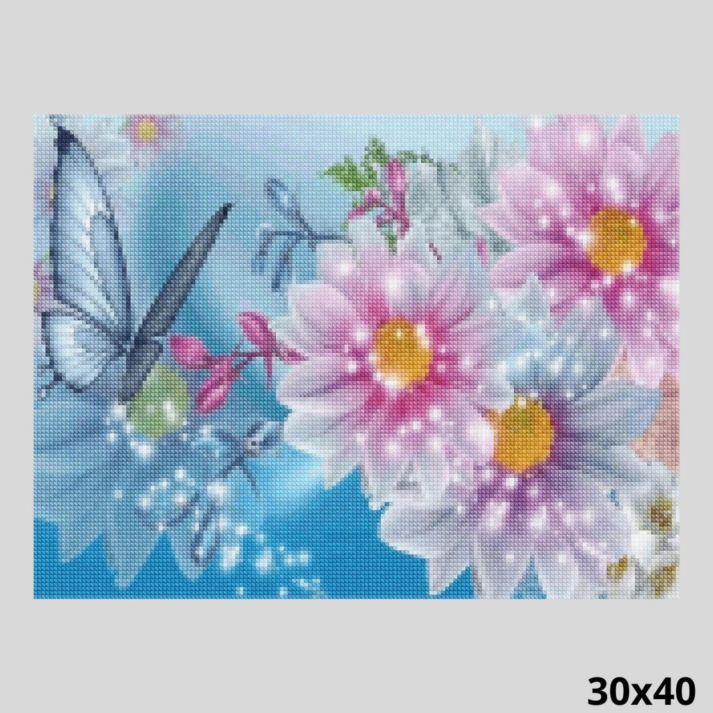 Glamouröse Glitzer-Diamanten auf Leinwand - Diamond Painting Tipp