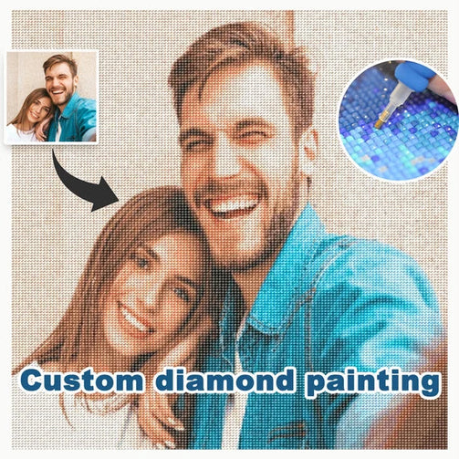 Entspannende Aktivität: Diamond Painting auf Leinwand für