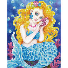 Schöne Meerjungfrau im Malen nach Zahlen - Diamond Painting Tipps
