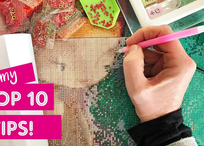 Diamond Painting auf Leinwand – Tipps und Tricks