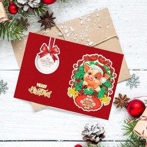 Weihnachtskarten Set #1 Diamond Painting 8 Stück, Bild 6