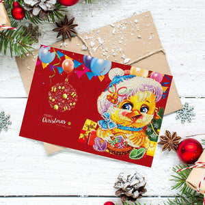 Weihnachtskarten Set #1 Diamond Painting 8 Stück, Bild 8