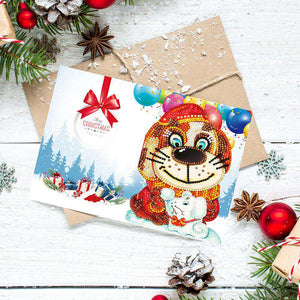Weihnachtskarten Set #1 Diamond Painting 8 Stück, Bild 9