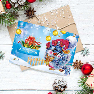 Weihnachtskarten Set #1 Diamond Painting 8 Stück, Bild 3