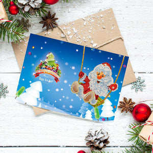 Weihnachtskarten Set #1 Diamond Painting 8 Stück, Bild 4