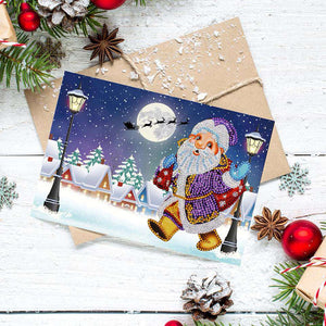 Weihnachtskarten Set #1 Diamond Painting 8 Stück, Bild 5