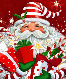 Froher Weihnachtsmann - Diamond Painting Weihnachtsmotiv