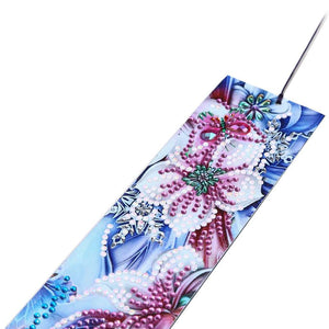 Lesezeichen Blüte Diamond Painting Set, Bild 3