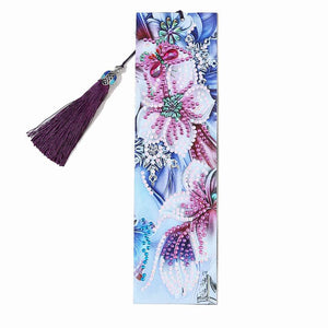 Lesezeichen Blüte Diamond Painting Set