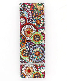 Bunter Kreis-Mandala Diamond Painting Stiftehalter mit Schmucksteinen