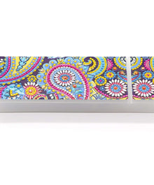 Abstrakter Diamond Painting Stiftehalter mit buntem Muster