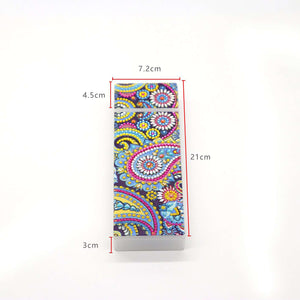 Abstrakter Diamond Painting Stiftehalter mit buntem Muster, Bild 2