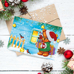 Weihnachtskarten Set #2 Diamond Painting 8 Stück, Bild 6