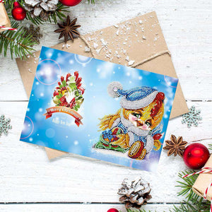 Weihnachtskarten Set #2 Diamond Painting 8 Stück, Bild 5