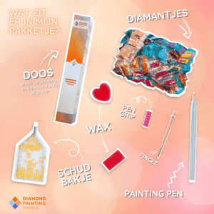 Schwan bei Sonnenuntergang - Diamond Painting Tiere Motiv, Bild 2