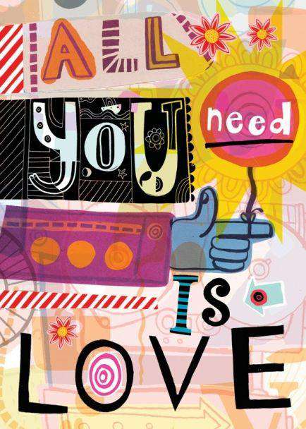 All You Need Is Love Diamond Painting