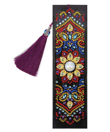 Lesezeichen Mandala Blume Diamond Painting