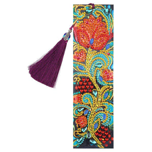 Lesezeichen Rose Diamond Painting Set