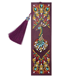 Lesezeichen Mandala Pfau Diamond Painting