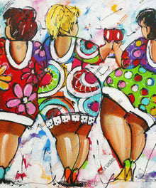 Drei dicke Damen Prost Diamond Painting