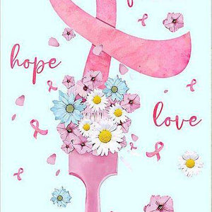 Rosa Schleife Glaube Liebe Hoffnung Diamond Painting