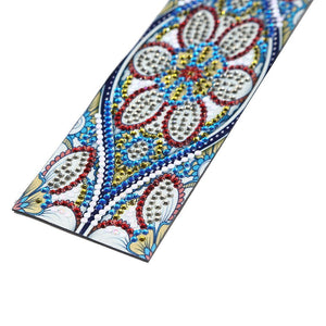 Lesezeichen Blume Blau Diamond Painting, Bild 3