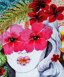 Mädchen mit Blumen Diamond Painting