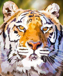 Bengalischer Tiger Porträt Diamond Painting