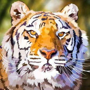 Bengalischer Tiger Porträt Diamond Painting