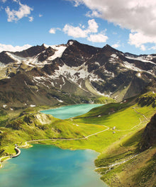 Bergsee Panorama Diamond Painting