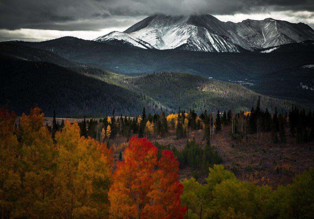 Berge im Herbst Diamond Painting