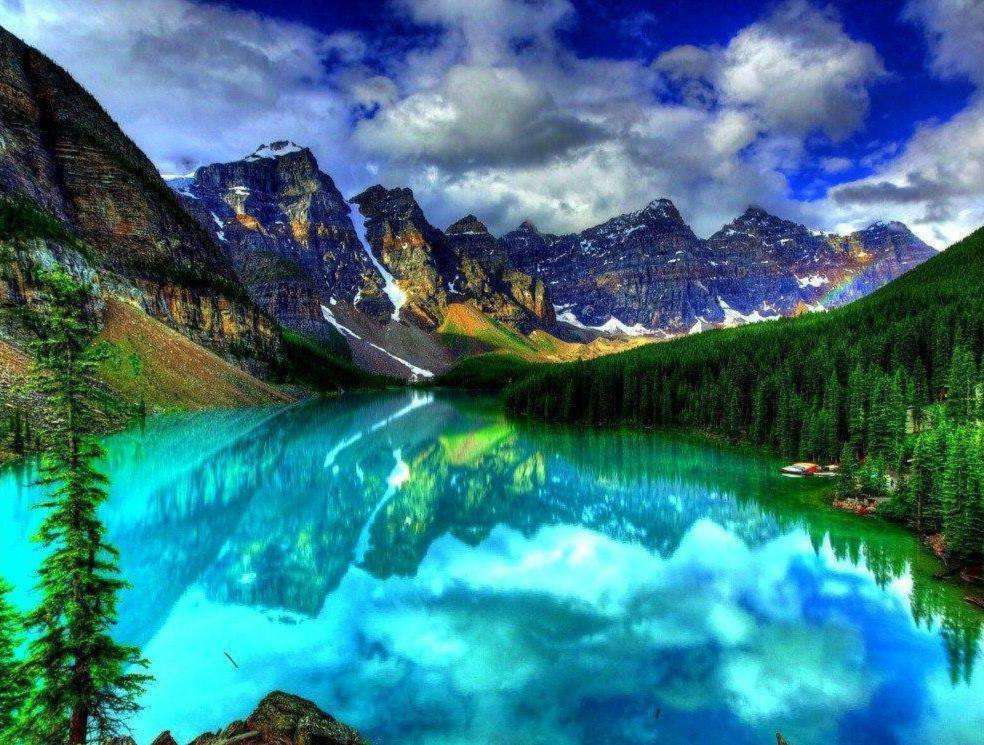 Blauer See Kanada Diamond Painting