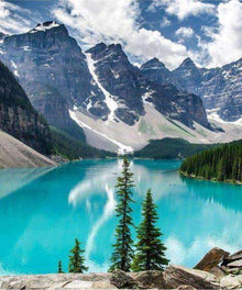 Blauer See Kanada Diamond Painting