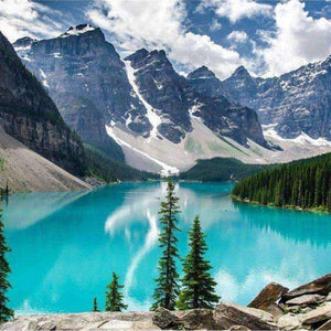 Blauer See Kanada Diamond Painting