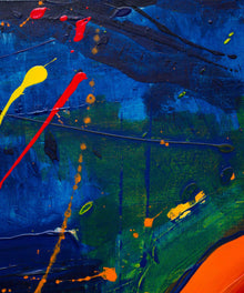 Blau Grün Rot Diamond Painting