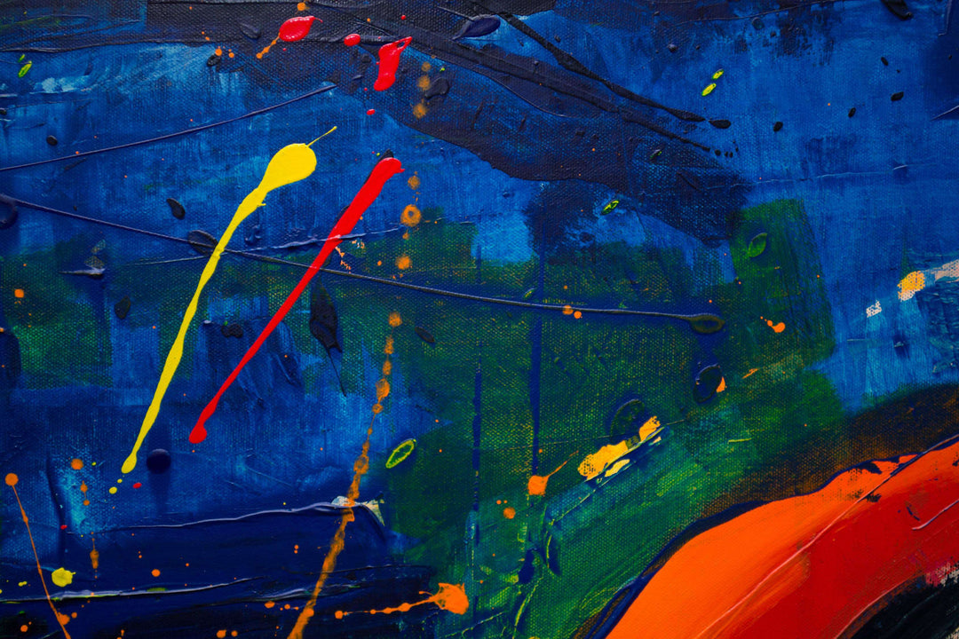 Blau Grün Rot Diamond Painting