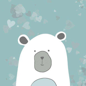 Blauer Bär Cartoonmotiv Diamond Painting