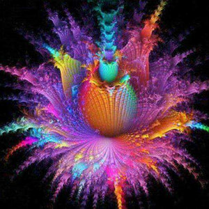 Blumenfarbe bunt Diamond Painting