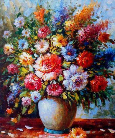 Blumenstrauß in Vase Diamond Painting