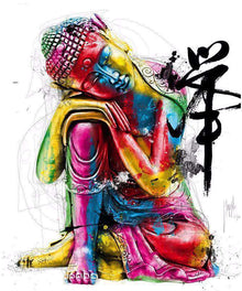 Buddha lehnend auf dem Knie Diamond Painting