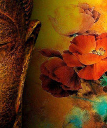 Buddha mit Blume Diamond Painting